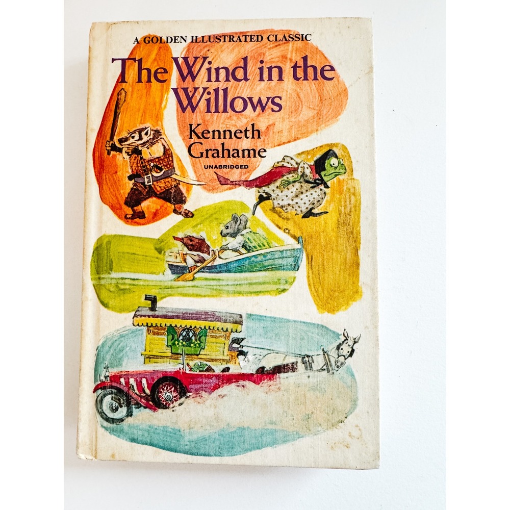 Vintage Wind in the Willows Golden Illustrated Classic HC Kenneth Grahame 1978